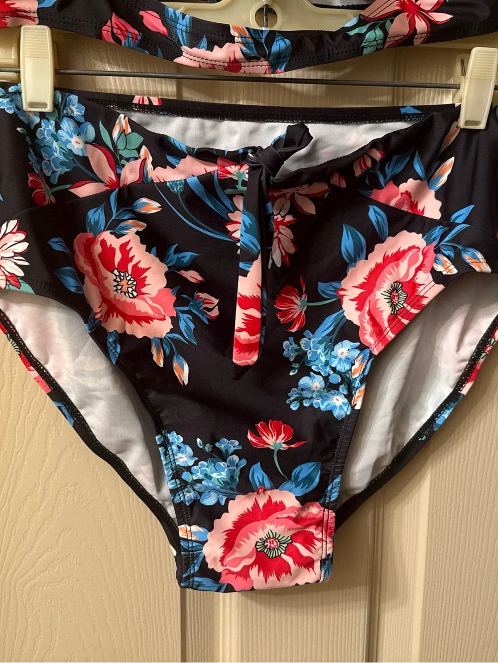 NWOT Tropical Floral Bikini High Rise Swimsuit Set US 16 / XL / Plus Size